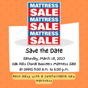 flyer for mattress sale